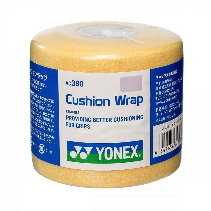 Yonex AC 380 Cushion Wrap Reel 27m Yellow